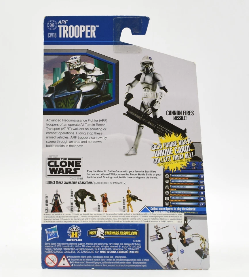 Star Wars The Clone Wars - ARF Trooper Action Figure - CW18 - Image 3 of 3