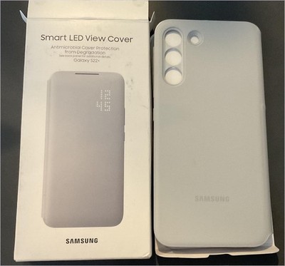 Samsung Galaxy S22+ LED View Cover, Protective Phone Case, Tap Control, Card Poc