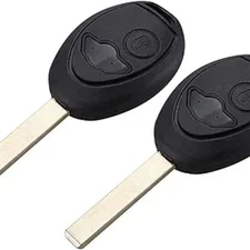 2pcs Key FOB Shell Remote Case Replacement For 2002-2005 R50 R53 Without Chip