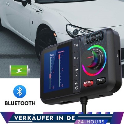 Drahtloser FM-Transmitter mit Großem Farbbildschirm Dual USB Schnellladung