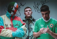 Signed KNEECAP 12"x8" Photo -PROOF/COA - Moglai Bap DJ Provai Mo Chara Ireland