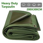 NEW Army Canvas Heavy Duty Cotton Tarpaulin Cover Boat Log Store Roofing Sheet