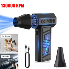 Air Duster 130000RPM 52m/s Mini Jet Turbo Fan Electric Air Blower Duster Cleaner