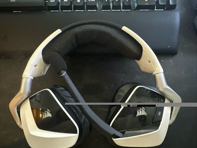 Corsair Wireless Headset Void RGB Elite 7.1 Surround White CA-9011202-NA
