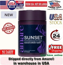 Amare Global Sunset™ 90 Softgels Cellular Repair Supplement - New/Sealed! 🔥🔥