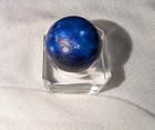 Vintage Bennington Pottery Marbles Brown .54" Blue .75" Approx. — photo 4