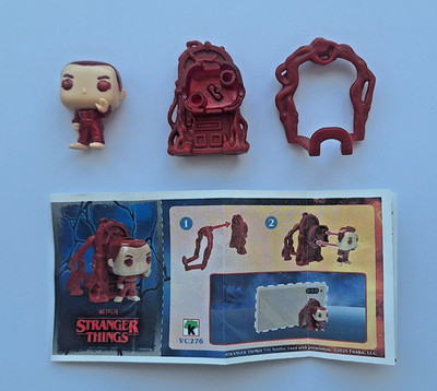 Stranger Things - Kinder Joy Figur - Funko Pop - Eleven Handyhalter (VC276)+BPZ
