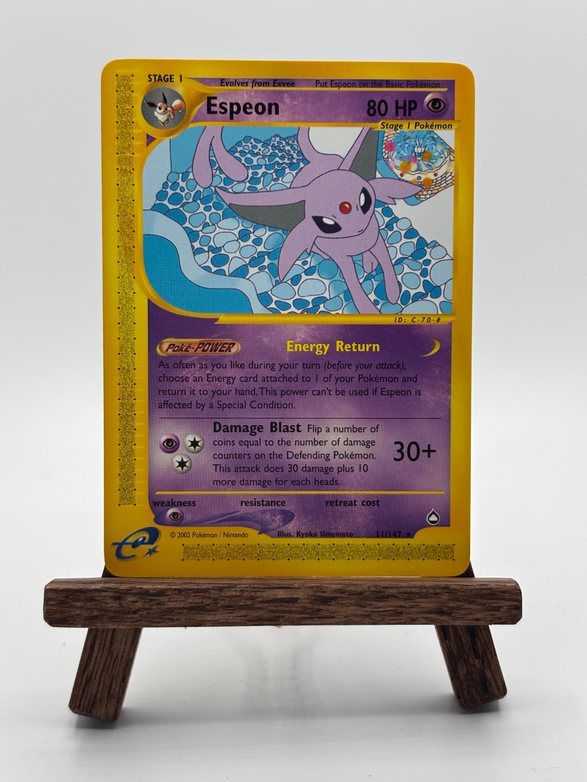 Espeon 011/147 Rare NM Aquapolis