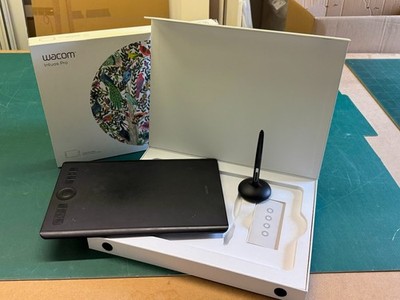 Wacom Intuos Pro M Grafiktablett Schwarz   inkl. Pen   für Mac & PC   Top Zustan