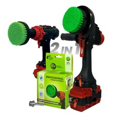 Kornely Premium Drill Brush–2in1 for Drill & Angle Grinder 10cm Multifunctional