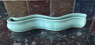 ART DECO Lovatts Langley Ware dünner grüner Blütenstreifen