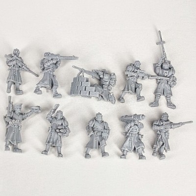 Tabletop Miniatur Figur - Wargaming Flesh and Metal - Sanctus Manipulus Snipers
