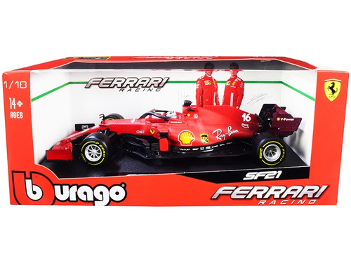 Ferrari SF21 #16 Charles Leclerc Formula One F1 Car "Ferrari Racing" Series 1/18 - 第 1/1 張圖片
