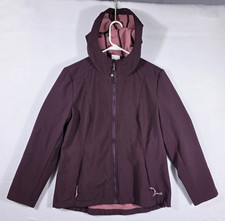 Avalanche Women's Adult Medium Hooded Purple Full Zip Jacket