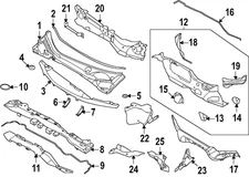 Genuine Nissan Lower Insulator 67903-5MP0A