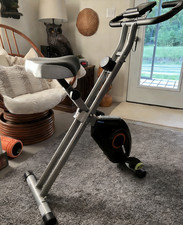 Folding Exercise Bike - Foldable Stationary Bike for Home Gym Workout