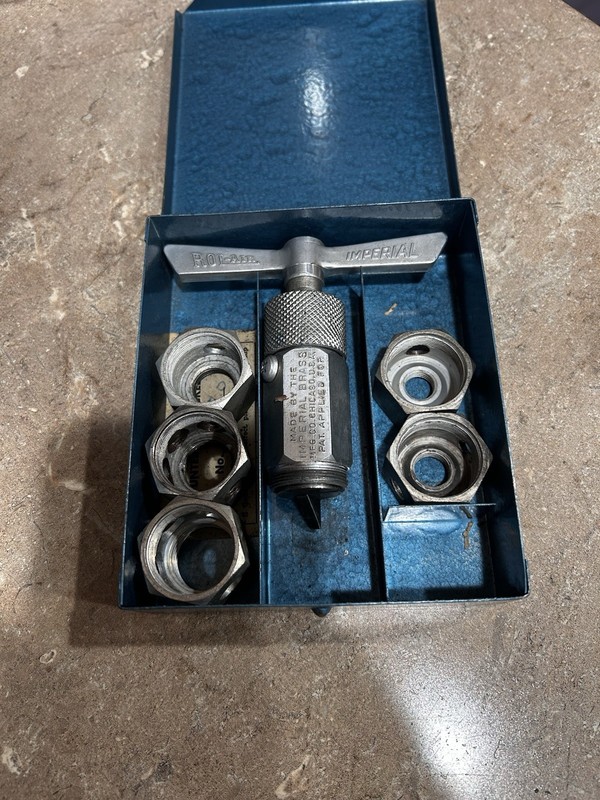 IMPERIAL ROL-AIR 45 DEGREE REFACING TOOLS 1/4" TO 5/8" DIA CAPACITY  NO. 345-F