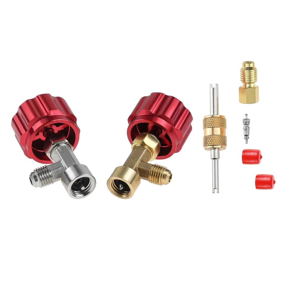 R134A Can Tap Valve Self-Sealing & Puncture Style With Adapter A/C Accessories - Image 4 of 4