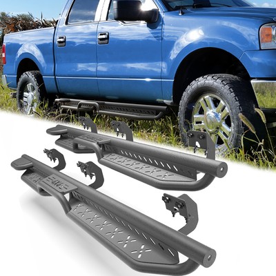 Running Boards For Ford F150 F-150 Crew Cab 2004-2008 2 Stair Side Step Nerf Bar