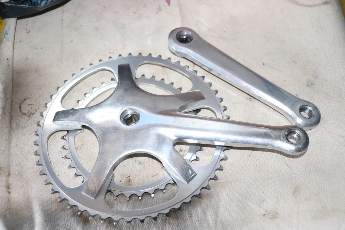 PÉDALIER MAVIC 631 Starfish Triple Crankset 52/42/32 172.5 Made In France 1990 EUR 89,90 - FR