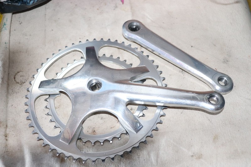 Mavic SSC 631 starfish crank set 172.5 mm with 53/ 39 chainrings