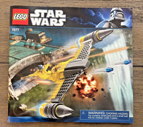 LEGO Star Wars: Naboo Starfighter 7877 100% Complete w/ Figs, Manual & Box