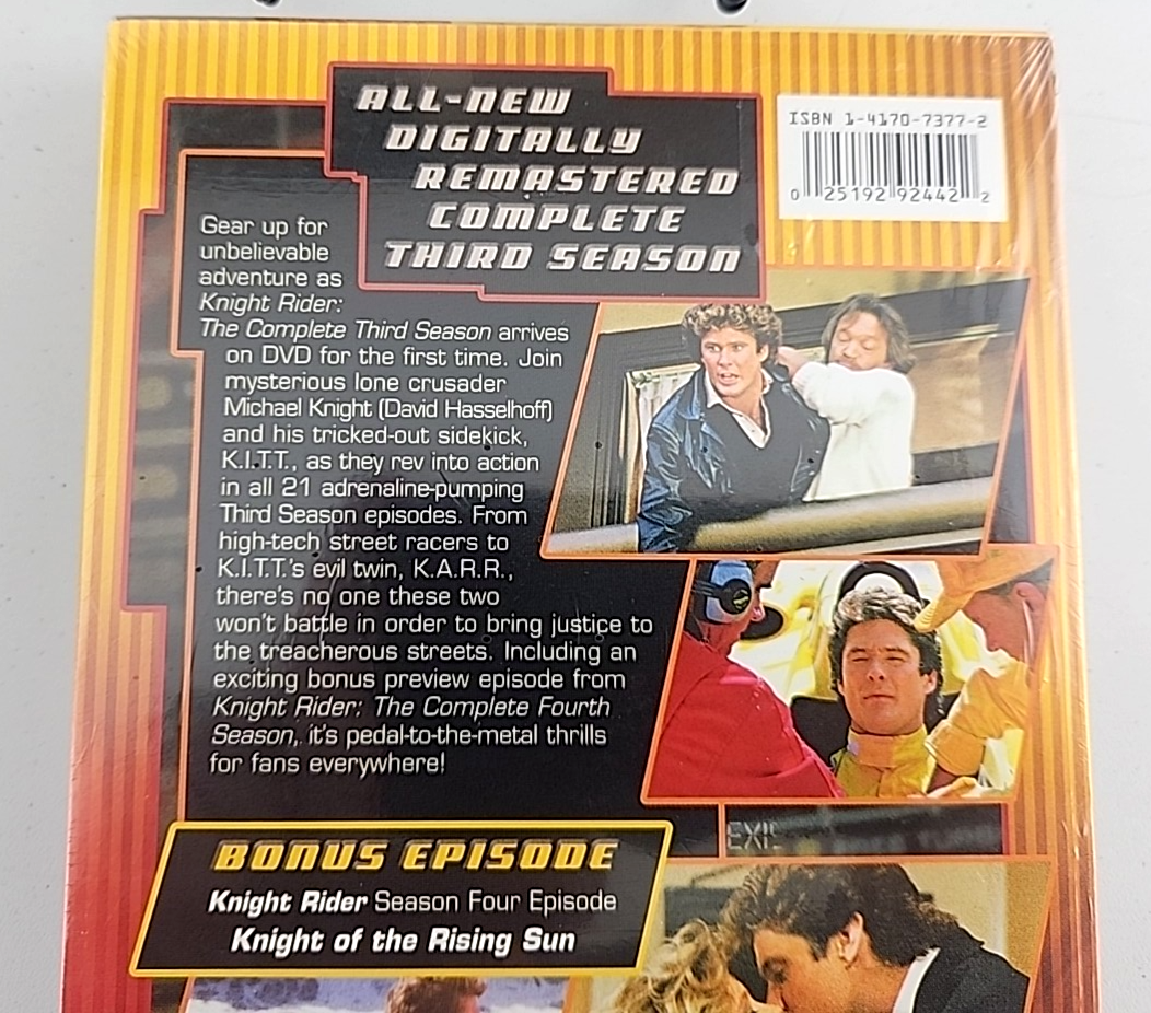 (未使用･未開封品)Knight Rider: Season Three [DVD] Knight Rider - Season 3 (DVD, 2006, 3-Disc Set) for sale online | eBay