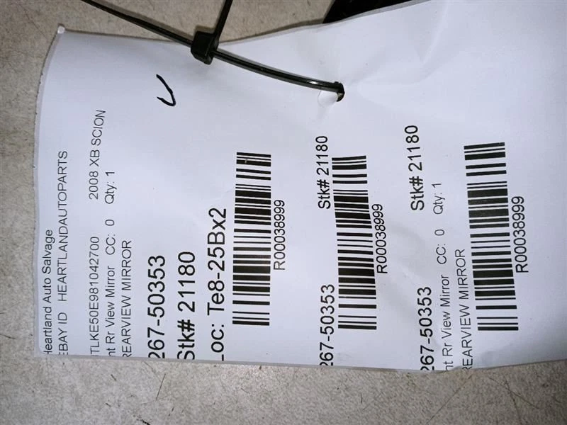 Espejo retrovisor Prius VIN Fu 7º y 8º dígito compatible con 04-09 11-19 PRIUS 38999 Foto 2 de 4