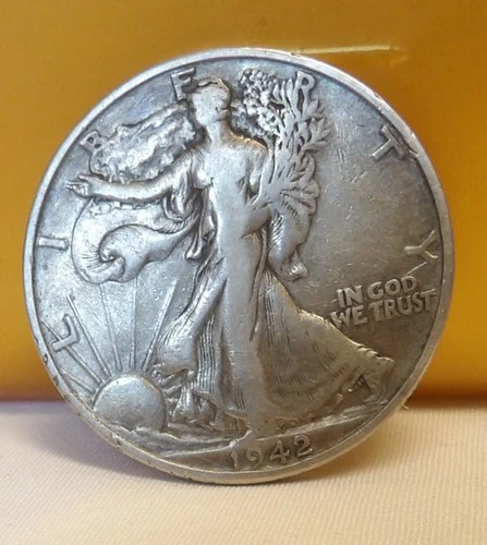 1942 S Walking Liberty Half Dollar in Extra Fine Condition