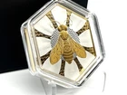 Canada 2025 $20 Nature's Delight The Honey Bee 1 oz Silver Gold Plating Coin