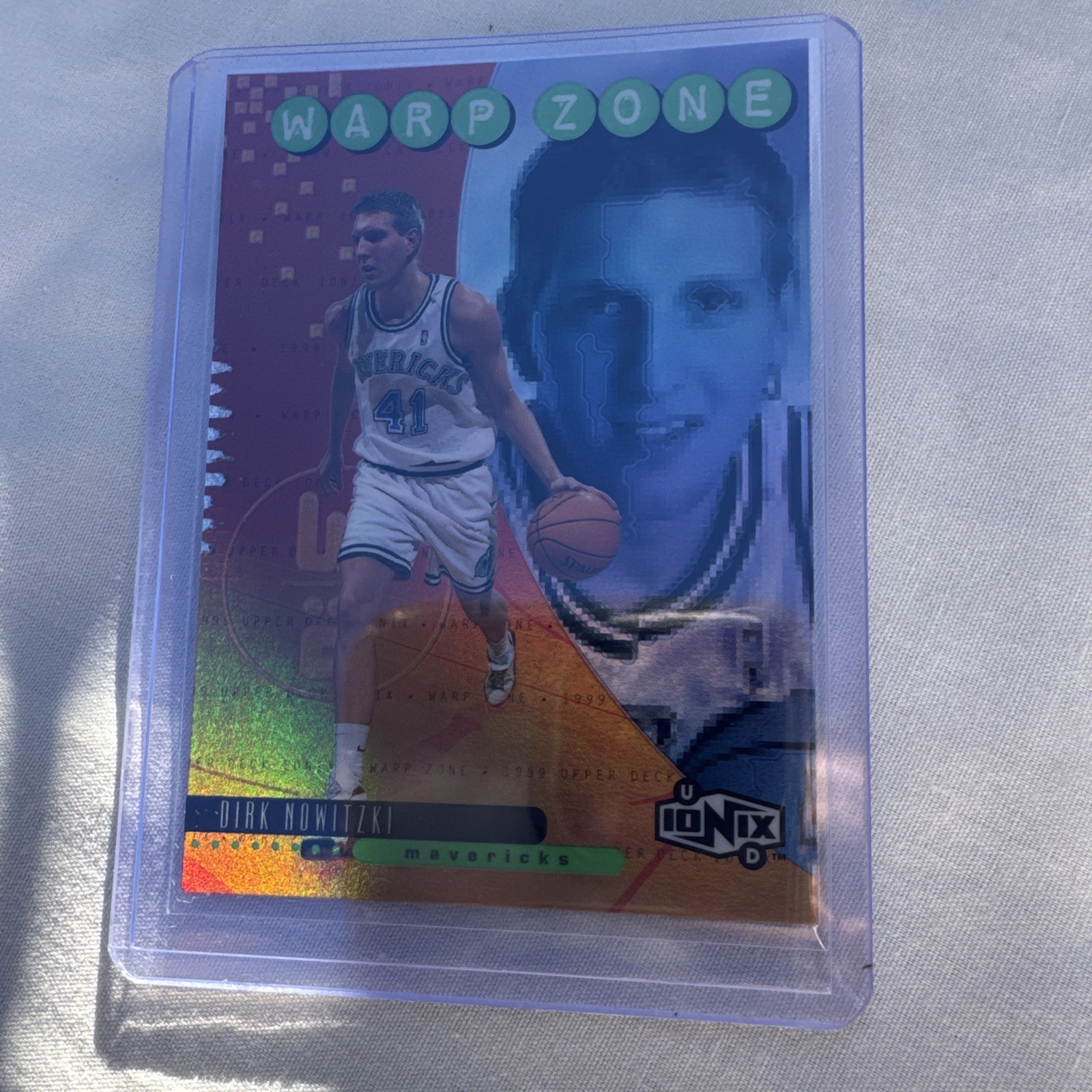DIRK NOWITZKI 1998-99 UPPER DECK IONIX #Z6 WARP ZONE ROOKIE RC MAVERICKS
