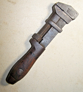 Antique L. COES WRENCH CO. 6 1/2” MONKEY Nut WRENCH WORCESTER MASS