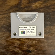 OEM Nintendo 64 N64 Controller Pak NUS-004 Memory Card TESTED 