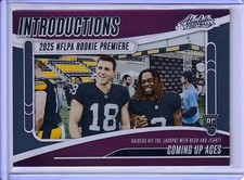 2025 Absolute JACK BECHT / ASHTON JEANTY Introductions #10 Raiders