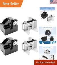 Durable 4 PCS Starter Relay Overload Protector Reliable Refrigerator Parts