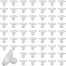 50 Pack Small Suction Cups 20mm, Suction Cups with Holes for Glass Table Tops,Pr