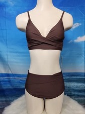 Nwt Cupshe Women's Bikini Set Taupe Color Size Xs
