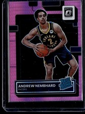 ANDREW NEMBHARD 2022-23 DONRUSS OPTIC RATED ROOKIES PURPLE PRIZM RC INDIANA