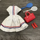 Vintage Barbie & Friends Size Tennis Dress W Accessories - 1960s Outfit