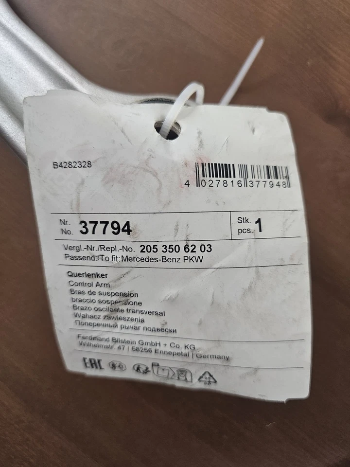 Wishbone / Suspension Arm fits MERCEDES E250 Rear Upper, Right 1.8 2.2D 09 to 16 - Image 3 of 4