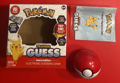 Pokémon Trainer Guess Kanto Edition w/ Trainer Guide Electronic Guessing Game