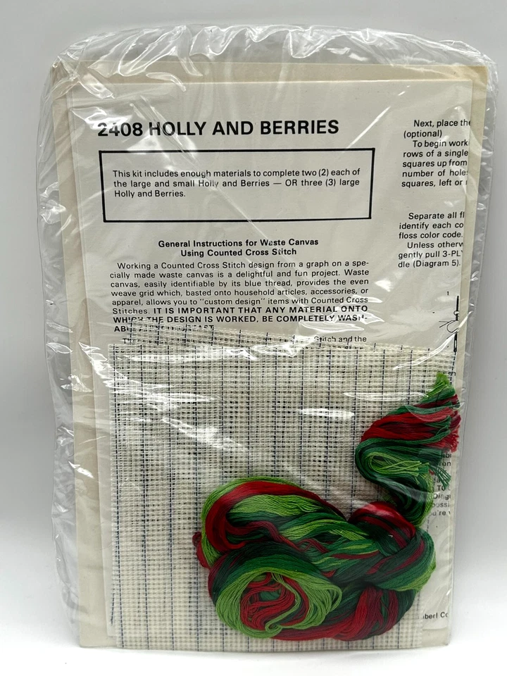 Creative Circle Holly & Berries / Playful Panda Cross Stitch Kit NUEVO Foto 3 de 3