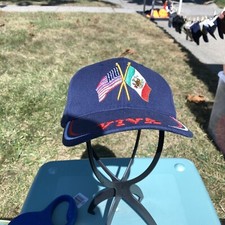 Viva Italian USA Embroidered Blue Baseball Cap Hat Adjustable August OSFM H143