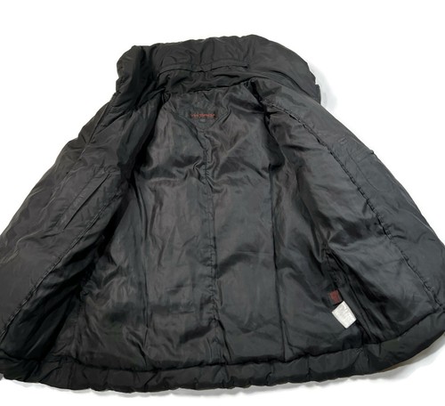 Via Spiga Puffer Down Coat Jacket Womens Large Black - Picture 3 of 8