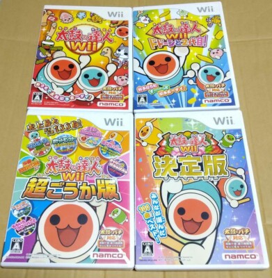 Taiko no Tatsujin Wii & Ultra-Luxuriös & Ketteiban & 2 Daime 4 Spiele Set WII
