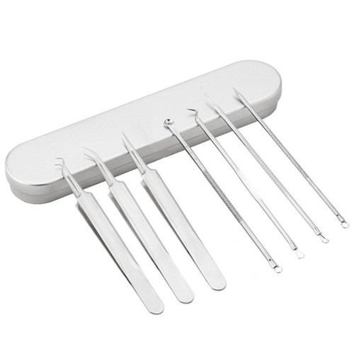 & Closing Beauty Salon Cell Clip Blackhead Tweezers Pimple Remover Acne Needle - Picture 13 of 14
