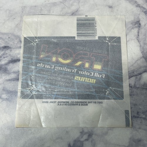 1981 Donruss Tron Lot 4 Empty Wax Pack Wrappers - Picture 9 of 9