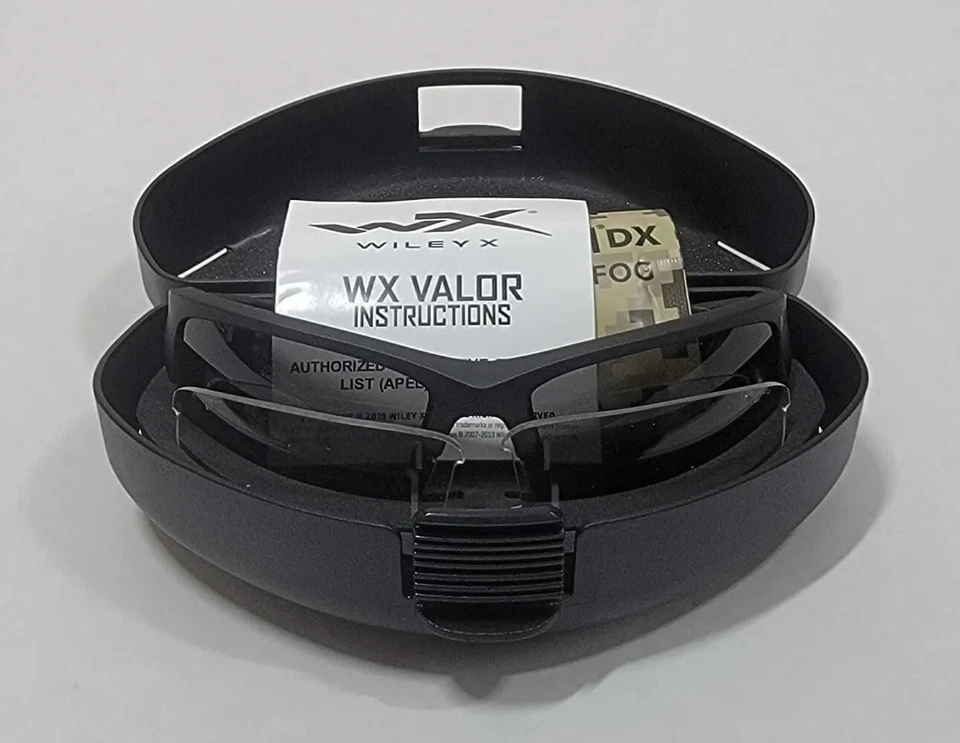 全新 Wiley X WX Valor 战术弹道。 灰色/透明镜片。 NSW SOCOM 密封。 — 第 2/4 张图片