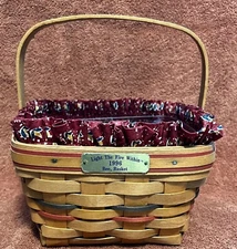 VTG Longaberger 1996 LIGHT THE FIRE WITHIN Bee Basket