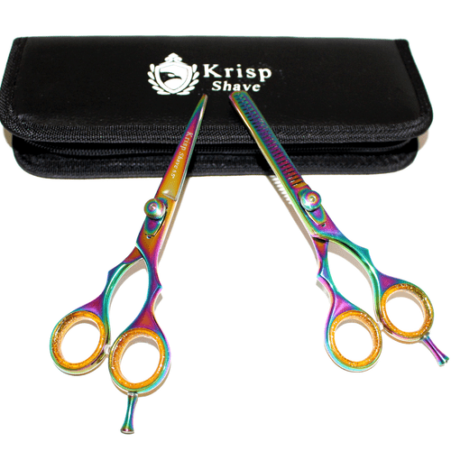 Salon Hair Cutting Thinning Scissors Kit Barber Shears Hairdressing Set Haircut - Picture 2 of 6